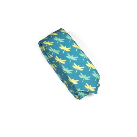 Insect Dragonfly Green Necktie