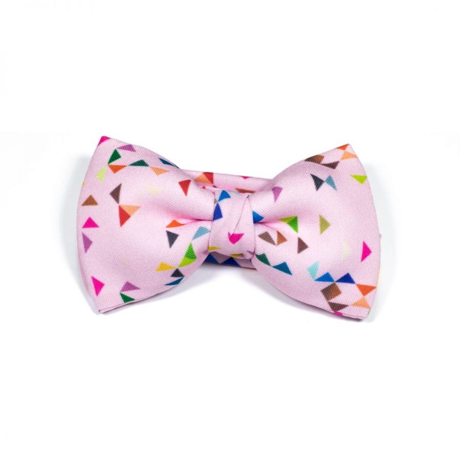 Pink 3angle Classic Bow Tie