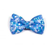 Blue 3angle Classic Bow Tie