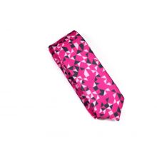Dark Pink 3angle Necktie